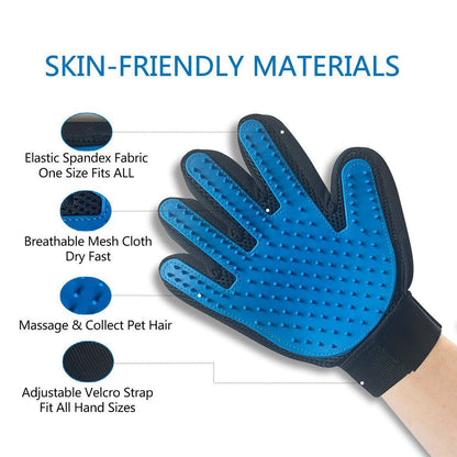 Pet Bath & Massage Glove with Shower Sprayer